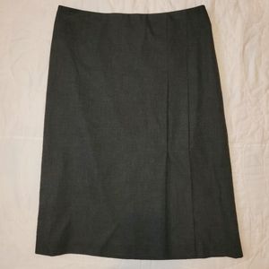 Dark grey lined skirt
